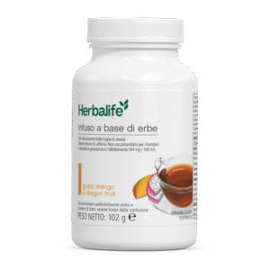 Herbalife Infuso Termogenico alle Erbe Gusto Mango e Dragonfruit Nuova Formulazione Formato Maxi 102g